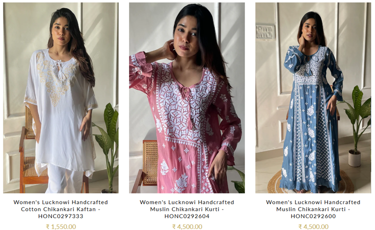 Lucknowi Chikan Kurti